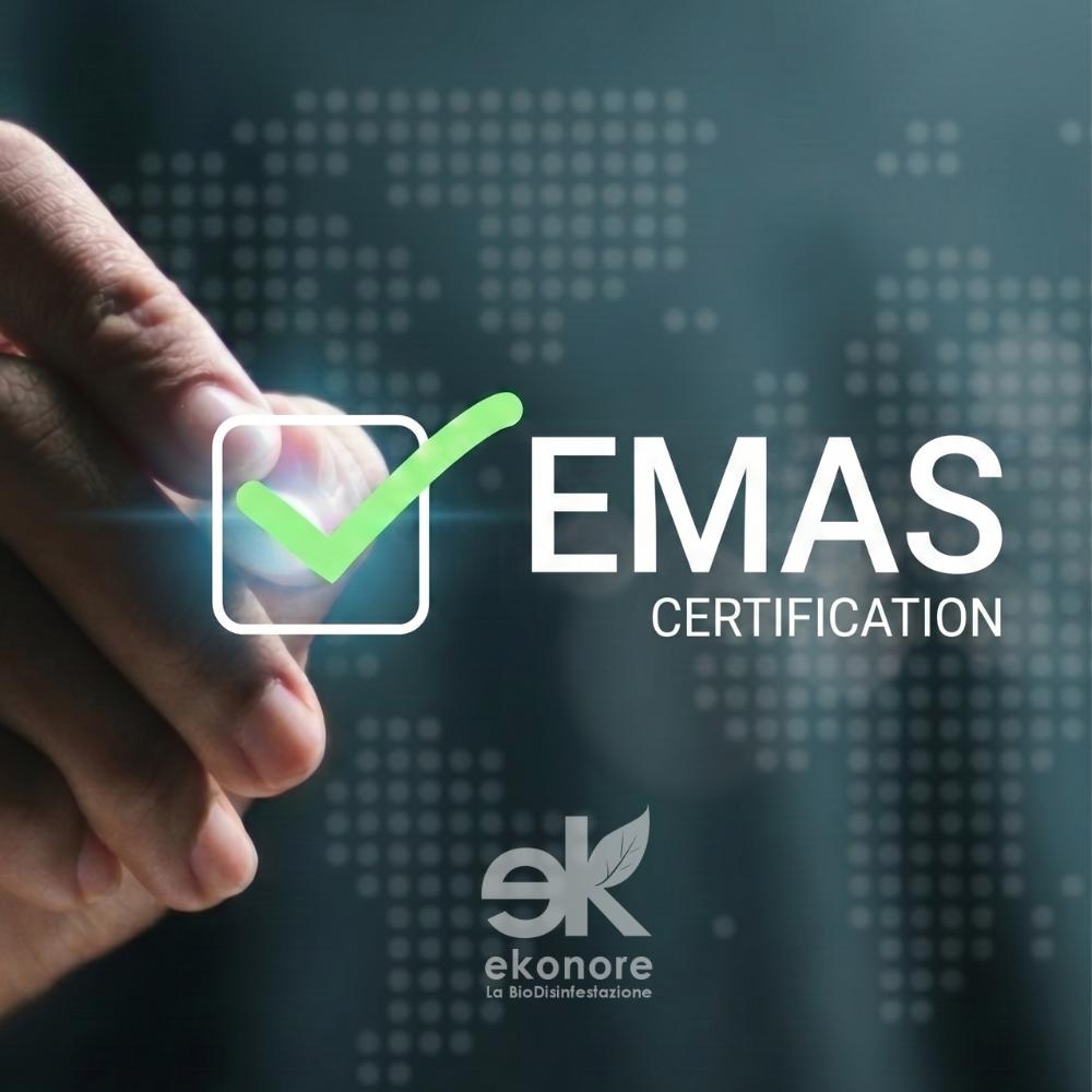 Certificazione EMAS Ekonore La Bio Disinfestazione Ekonore La BioDisinfestazione Certificazione EMAS